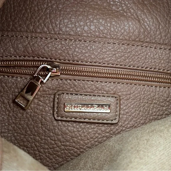 DESIGNER Shiraleah Two-Tone Tan and Cream Women's Bag - Picture 3 of 5